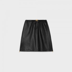 Celine Athletic in plongé Skirts Black | CL-592871