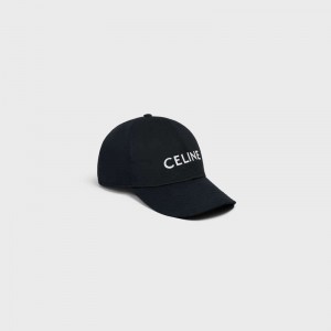 Celine BASEBALL IN COTTON Cap Black | CL-591688