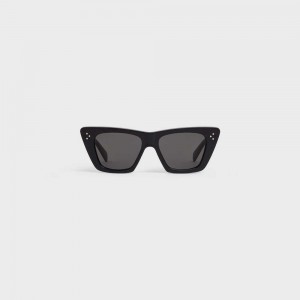 Celine Cat Eye S187 in Acetate Sunglasses Black | CL-592425