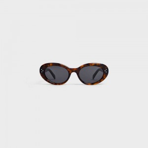 Celine Cat Eye S193 in Acetate Sunglasses Dark Havana | CL-592422