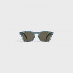 Celine Frame 42 in Acetate Sunglasses Transparent Denim | CL-591744