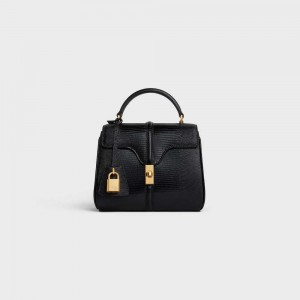 Celine MINI in Lizard 16 Black | CL-593271