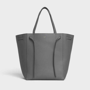 Celine Medium Phantom in soft grained calfskin Cabas Grey | CL-593095