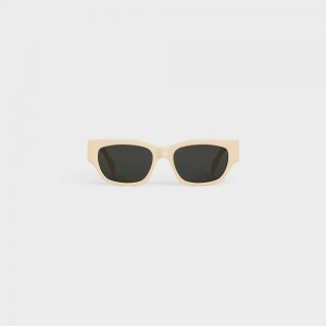 Celine Monochroms 01 in Acetate Sunglasses Vanilla | CL-592415