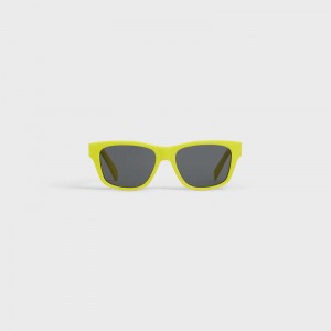 Celine Monochroms 05 in Acetate Sunglasses Neon Yellow | CL-591747