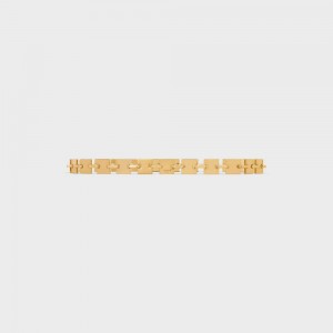 Celine SQUARE CHAIN in Brass Belts Gold | CL-592449