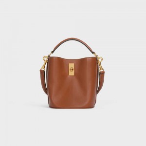 Celine TEEN BUCKET in Smooth Calfskin 16 Tan | CL-593259