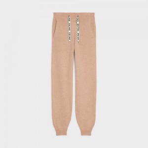 Celine TRACK IN CASHMERE WOOL Pants Camel | CL-592753