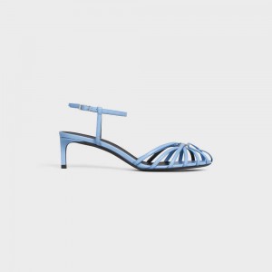 Celine TRIOMPHE in CALFSKIN Sandals Light blue | CL-592602