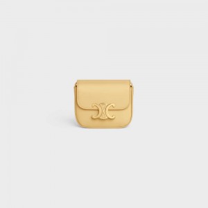 Celine TRIOMPHE in Shiny calfskin Mini Bags POLLEN | CL-593014