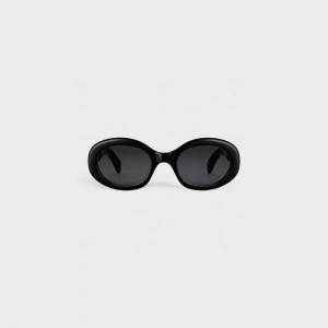 Celine Triomphe 01 in Acetate Sunglasses Black | CL-592379