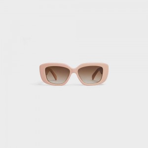 Celine Triomphe 04 in Acetate Sunglasses Nude | CL-592394