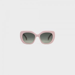 Celine Triomphe 06 in Acetate Sunglasses Pastel Pink | CL-592385