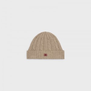 Celine cable-knit triomphe in cashmere Cap Light taupe | CL-591720