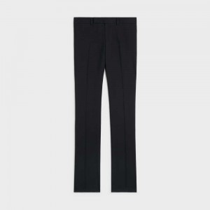 Celine dylan tux in mohair and silk Pants Black | CL-592734