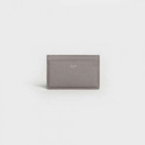 Celine in Grained calfskin Card Holders Pebble | CL-591802