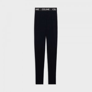 Celine leggings technical jersey Shorts Black | CL-592754