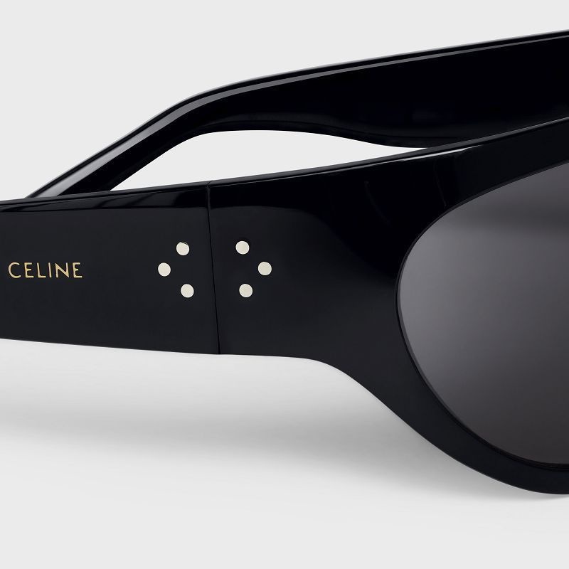 Celine Alan 1 in Acetate Sunglasses Black | CL-591725