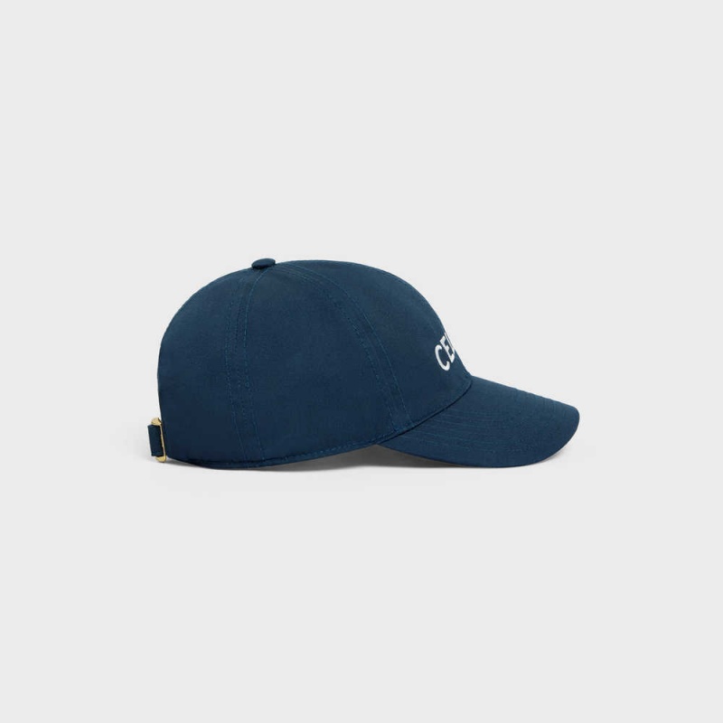 Celine BASEBALL IN COTTON Cap Marine | CL-592363