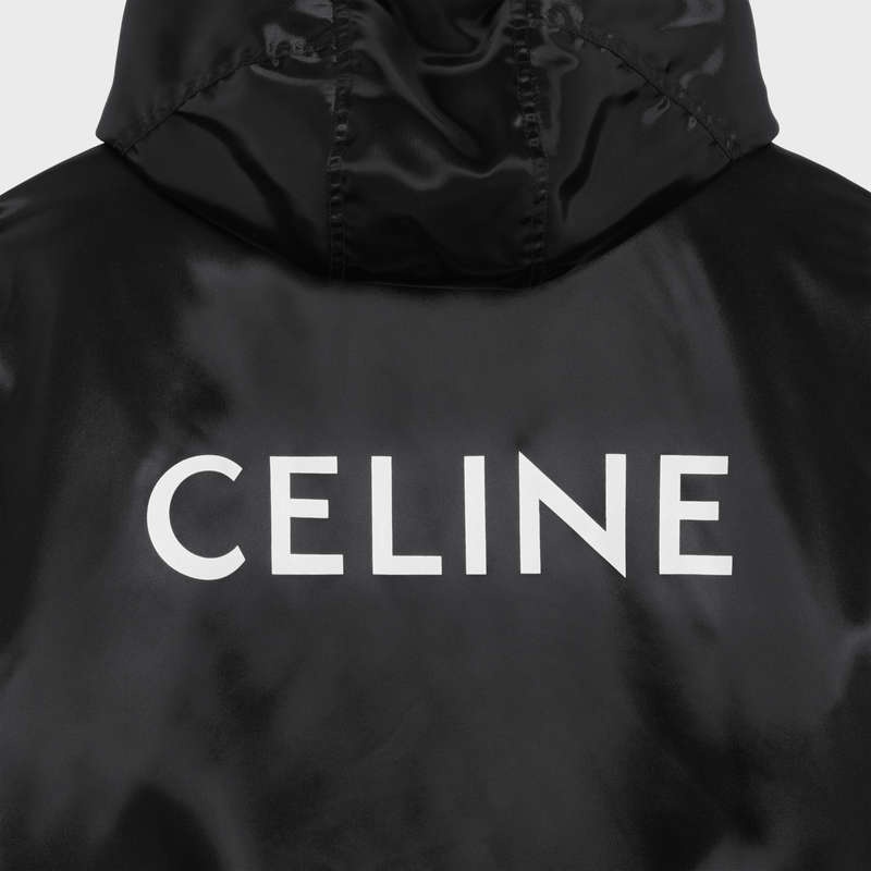 Celine BOMBER IN SATIN-FINISH NYLON Blousons Black | CL-591956