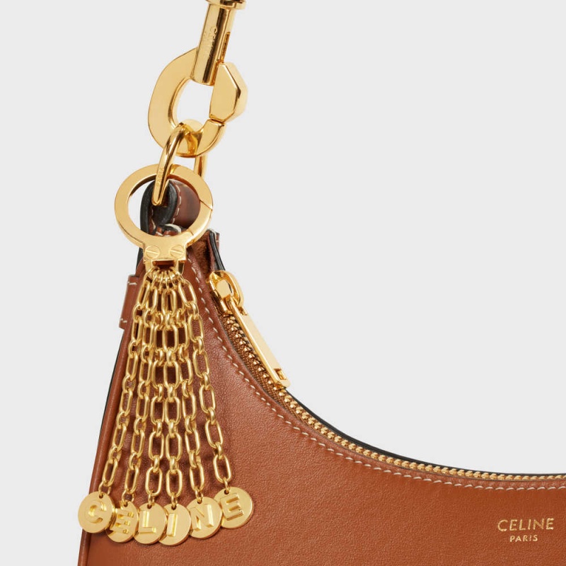 Celine CELINE MEDALS CHARM in Brass Leather Goods Accessories Gold | CL-592919