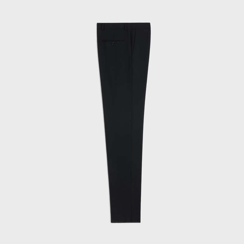 Celine CLASSIC IN WOOL GABARDINE Trousers Black | CL-592020