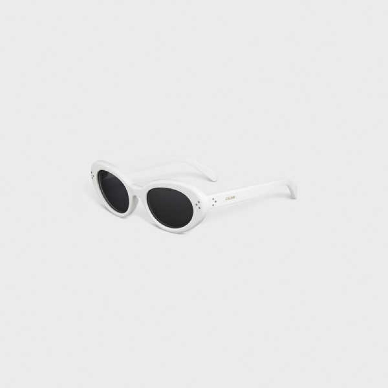 Celine Cat Eye S193 in Acetate Sunglasses White | CL-592423