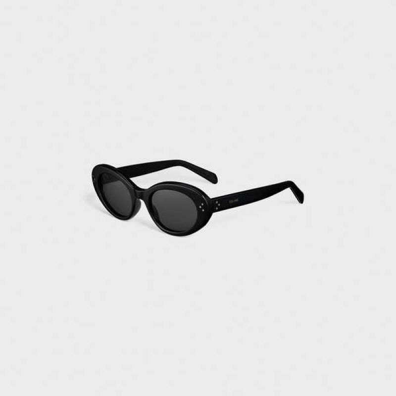 Celine Cat Eye S193 in Acetate Sunglasses Black | CL-592421