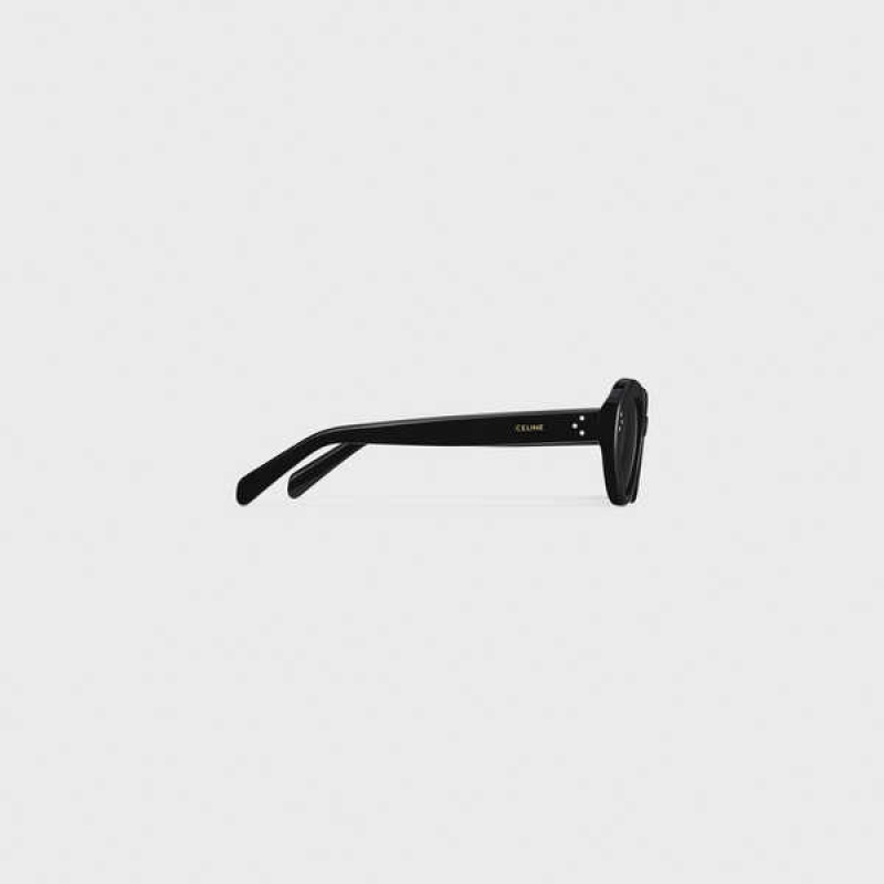 Celine Cat Eye S193 in Acetate Sunglasses Black | CL-592421