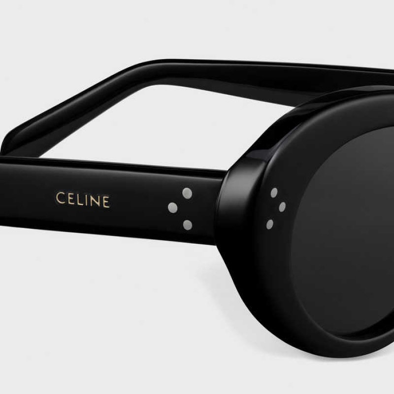 Celine Cat Eye S193 in Acetate Sunglasses Black | CL-592421