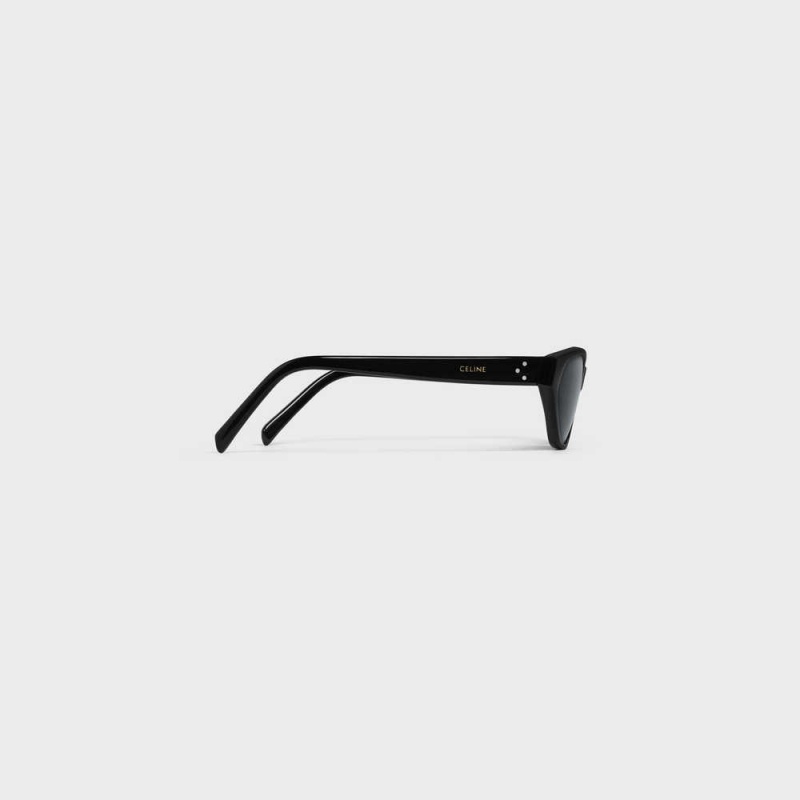 Celine Cat Eye S251 in Acetate Sunglasses Black | CL-592430