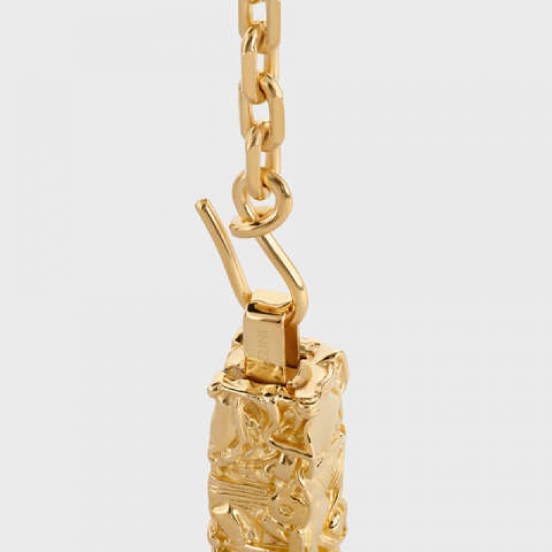 Celine César Project Compression in Vermeil Necklaces Gold | CL-591668