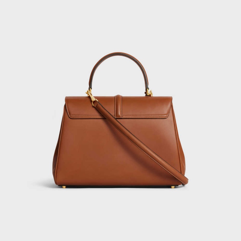 Celine Classique Bag in natural calfskin 16 Tan | CL-593282