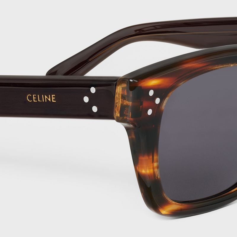 Celine Frame 41 in Acetate Sunglasses Striped Havana | CL-591741