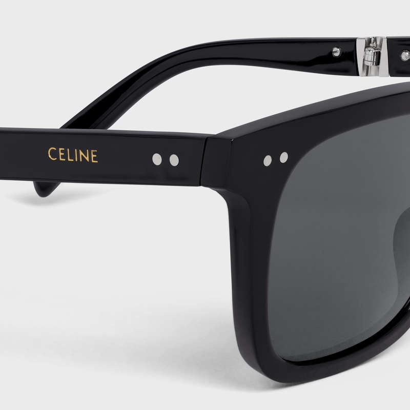 Celine Frame 44 in Acetate with Metal Sunglasses Black | CL-591734