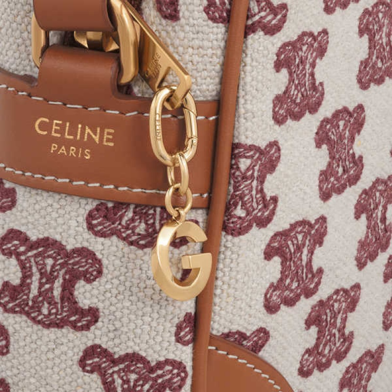 Celine G CHARM in Brass Leather Goods Accessories Gold | CL-592928