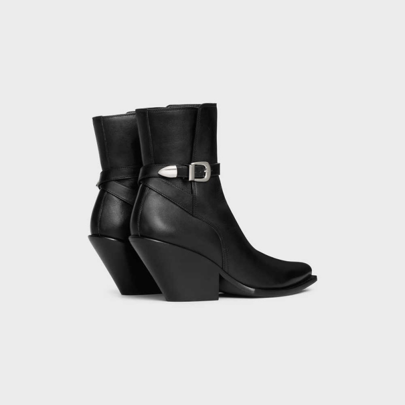 Celine JODHPUR JOAN in Calfskin Boots Black | CL-592490