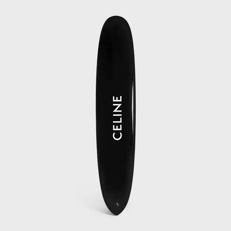 Celine LONGBOARD with celine LOGO IN RESIN AND FIBERGLASS Lifestyle Black / white | CL-591680