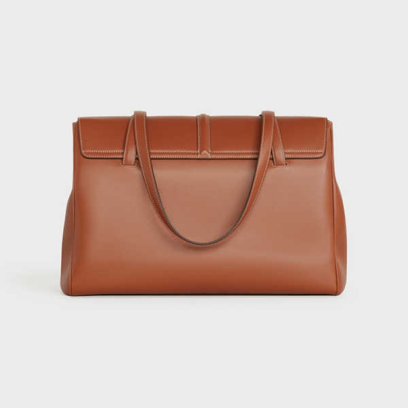 Celine Large Soft bag in Smooth Calfskin 16 Tan | CL-593266