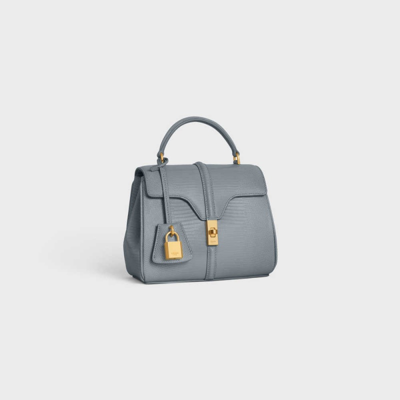 Celine MINI in Lizard 16 Blue Grey | CL-593273