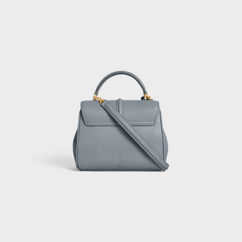 Celine MINI in Lizard 16 Blue Grey | CL-593273