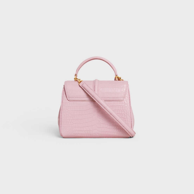 Celine MINI in porosus crocodile 16 Light Pink | CL-593274