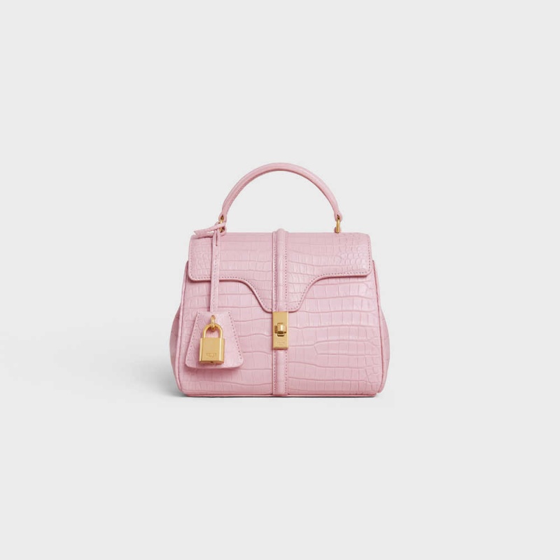 Celine MINI in porosus crocodile 16 Light Pink | CL-593274