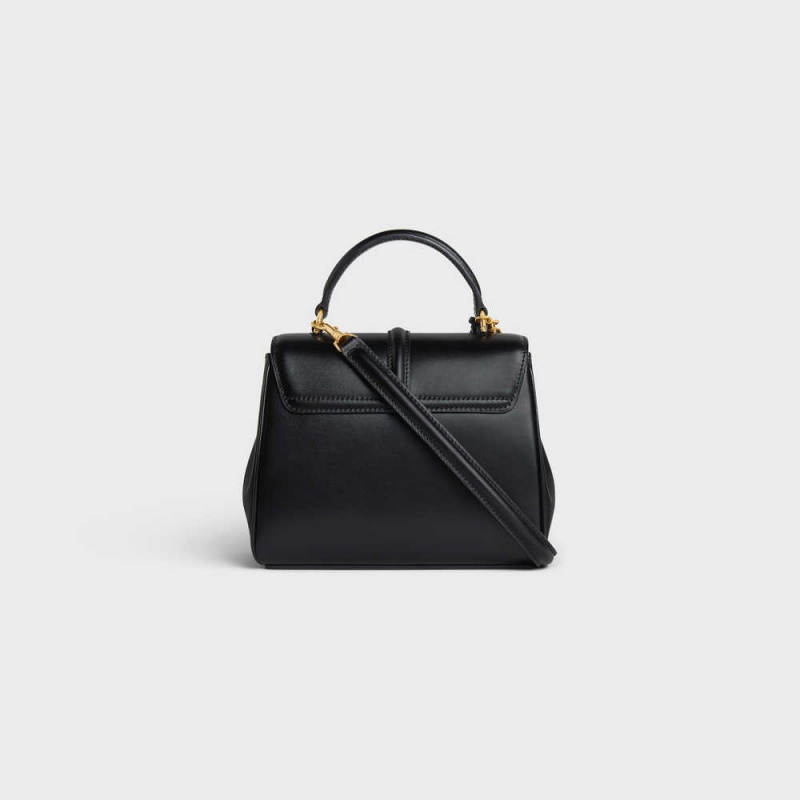 Celine MINI in satinated calfskin 16 Black | CL-593268