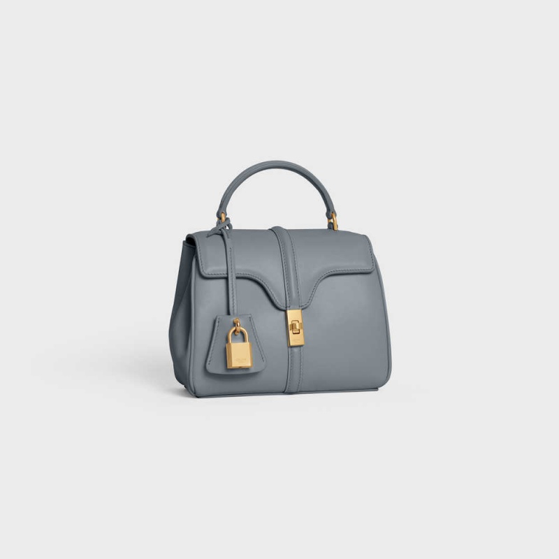 Celine MINI in satinated calfskin 16 Blue Grey | CL-593269