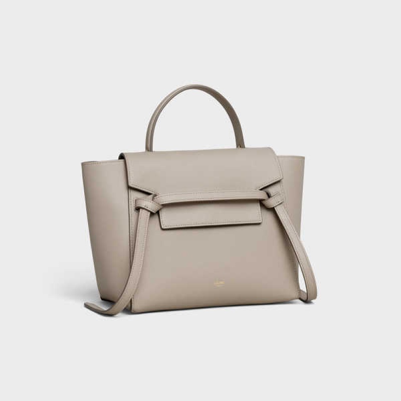 Celine Micro in grained calfskin Belt Bag Light taupe | CL-593063