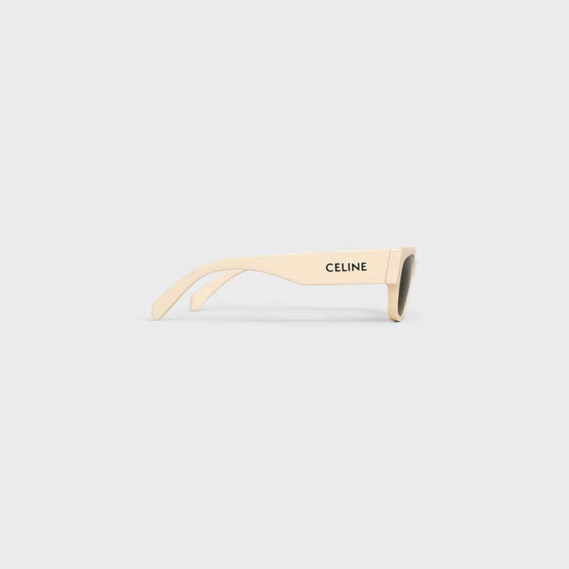 Celine Monochroms 01 in Acetate Sunglasses Vanilla | CL-592415