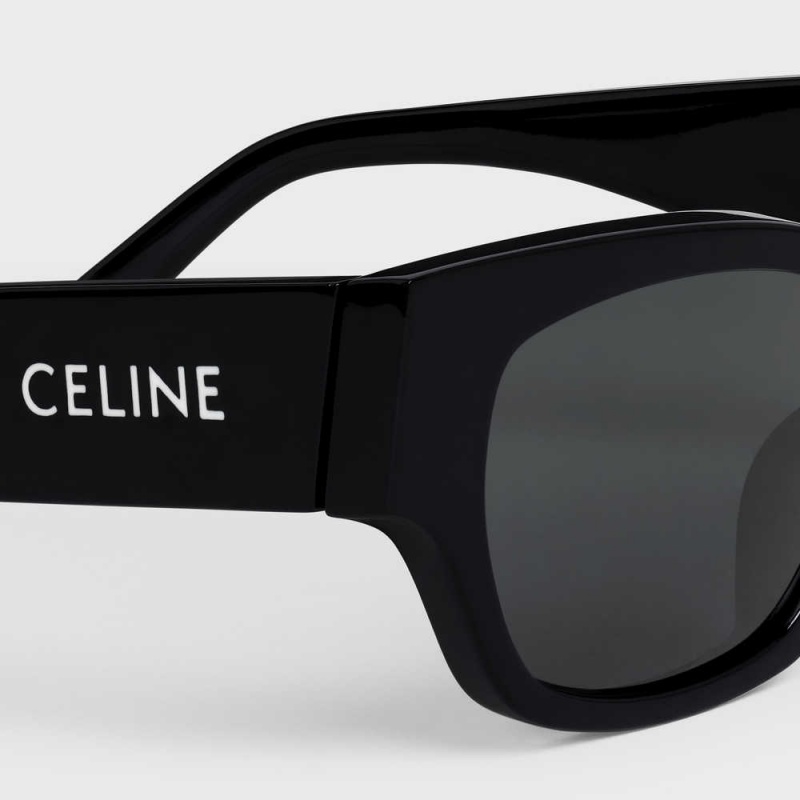 Celine Monochroms 01 in Acetate Sunglasses Black | CL-592414