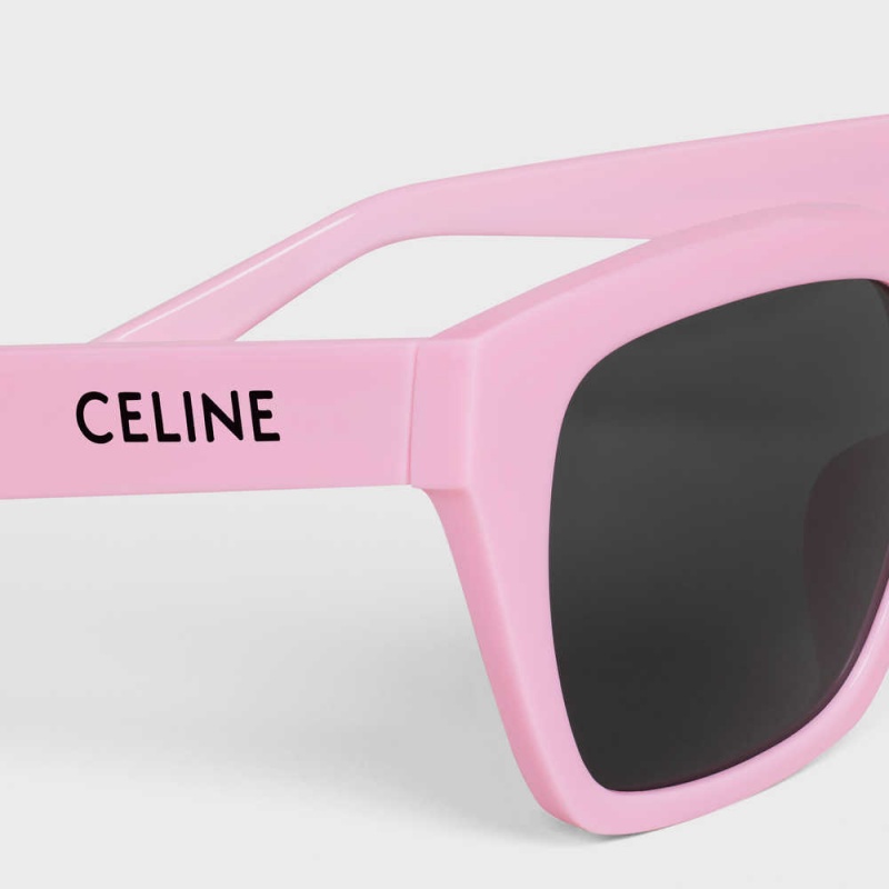 Celine Monochroms 03 in Acetate Sunglasses Light Pink | CL-592419