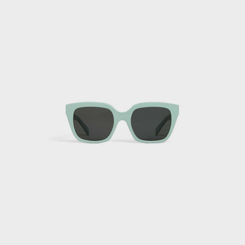 Celine Monochroms 03 in Acetate Sunglasses Mint | CL-592418